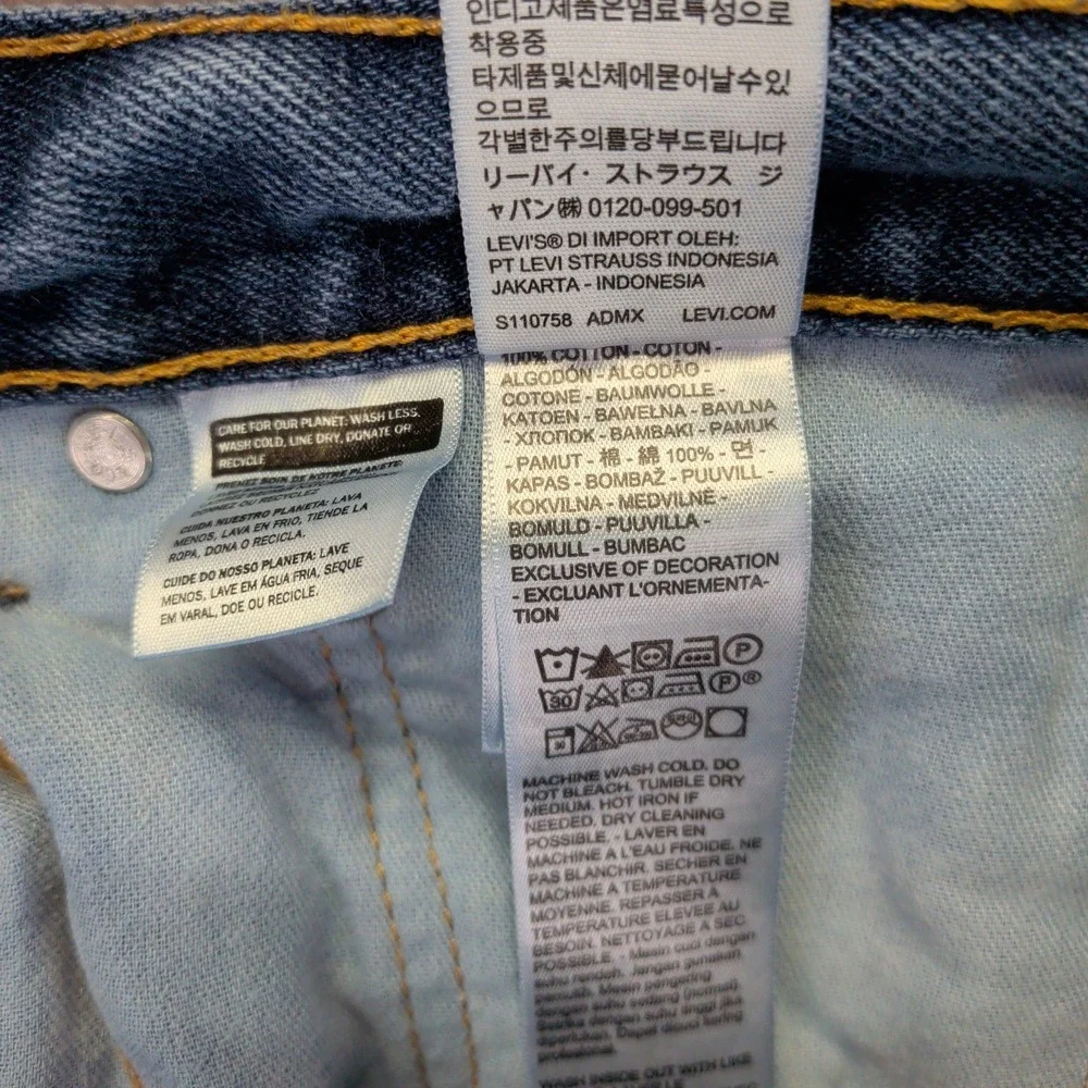 Levi's‎ 550 Relaxed Fit Tapered Leg Men's Jeans 38x30 Medium Wash Blue Denim